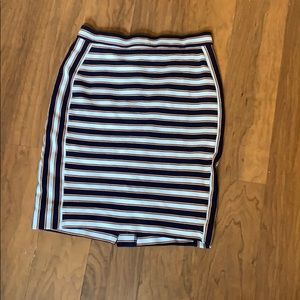 Super chic stripe pencil skirt Banana Republic